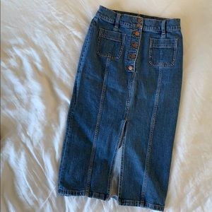 Madewell Denim Skirt